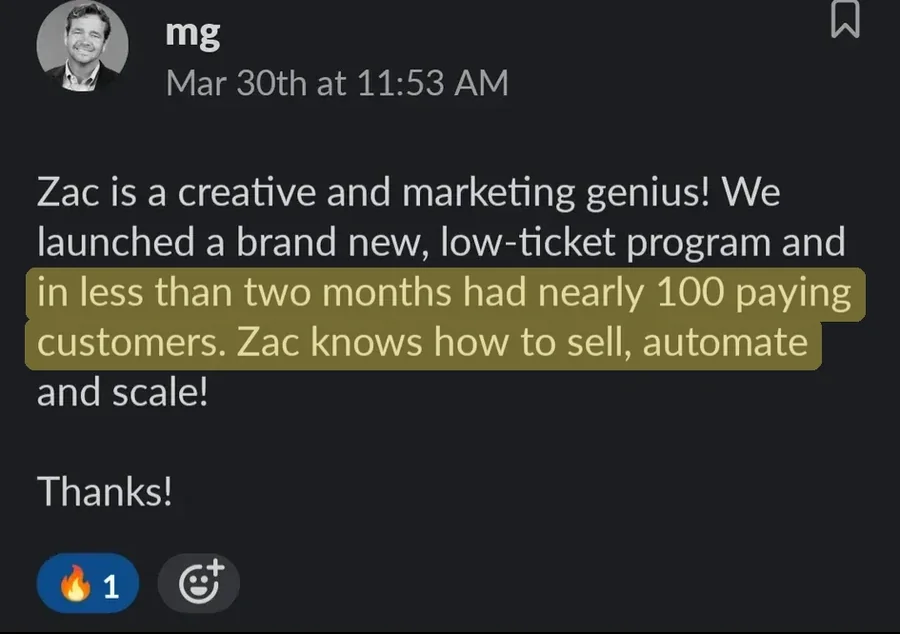 Martin Grunburg: nearly 100 paying customers in under two months